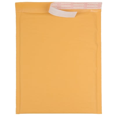 JAM PAPER Bubble Lite Padded Mailers, Size 7, 14 1/4 x 18 1/2- Brown Kraft, 100/Pack (GCST657H)