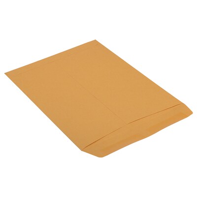 JAM Paper Premium Catalog Envelope, 10" x 13", Brown Kraft Manila, 100/Pack (V018286)