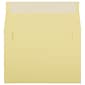 JAM PAPER A9 Colored Invitation Envelopes with Peel & Seal Closure, 5 3/4 x 8 3/4, Canary Yellow, Bulk 250/Pack (370031865H)