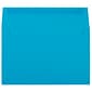 JAM PAPER A9 Colored Invitation Envelopes with Peel & Seal Closure, 5 3/4 x 8 3/4, Blue Recycled, Bulk 1000/Carton (1534200B)