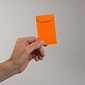 JAM PAPER #3 Coin Business Colored Envelopes, 2 1/2" x 4 1/4", Orange Recycled, 100/Pack (900967818A)