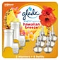 Glade PlugIns Scented Oil & Holders, Hawaiian Breeze, 0.67 Oz., 8/Pack  (313802)