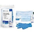 First Aid Only Five-Day Personal Protection Kit, 22 Pieces/Pack (91227)