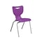 MooreCo Hierarchy 4-Leg Plastic School Chair, Purple (53318-1-PURPLE-NA-CH)