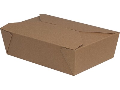 Dixie Paperboard Food Box, 2.5 x 8.5 x 6.25, Brown, 20/Pack, 4 Packs/Carton (3TOCSC)