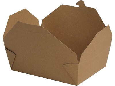 Dixie Paperboard Food Box, 2.5" x 8.5" x 6.25", Brown, 20/Pack, 4 Packs/Carton (3TOCSC)
