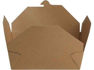 Dixie Paperboard Food Box, 2.5" x 8.5" x 6.25", Brown, 20/Pack, 4 Packs/Carton (3TOCSC)