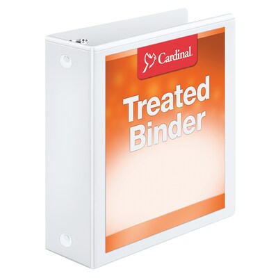 Cardinal ClearVue 3 3-Ring View Binders, White (32230)