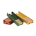 Control Papers $100 Quarters Tray, 1-Compartment, Orange, 50/Carton (560068 FC)