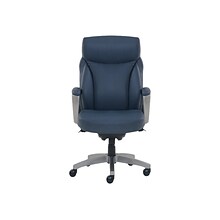 La-Z-Boy Leather Executive Chair, Blue (51447)