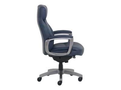 La-Z-Boy Leather Executive Chair, Blue (51447)