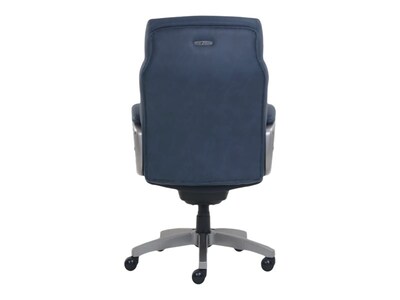La-Z-Boy Leather Executive Chair, Blue (51447)