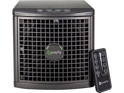 GreenTech Environmental pureAir HEPA Console Air Purifier, Black (1X5535)