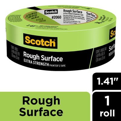 Scotch Rough Surface 1.41" x 60.1 yd. Heavy-Duty Painter's Tape (2060-36AP)