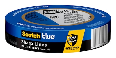 ScotchBlue Sharp Lines 0.94 x 60 yd. Medium Painters Tape (2093-24EC)