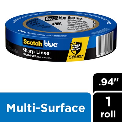 ScotchBlue Sharp Lines 0.94" x 60 yd. Medium Painter's Tape (2093-24EC)
