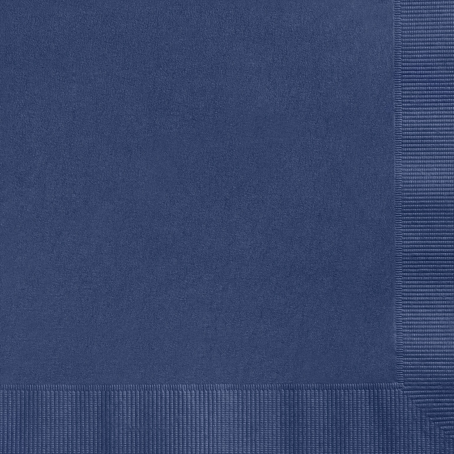 Custom 4-3/4 Square Navy Beverage Napkin, 3-Ply Tissue, 100/Pack