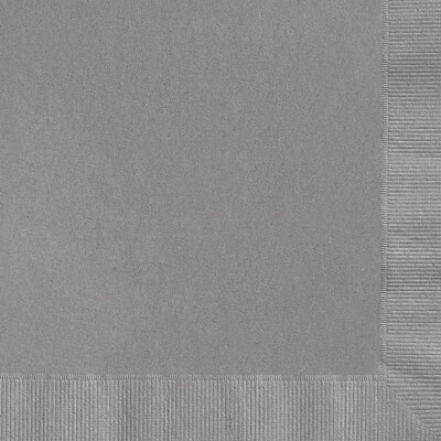 Custom 4-3/4 Square Slate Beverage Napkin, 3-Ply Tissue, 100/Pack