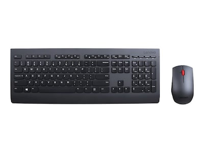 Lenovo Professional Combo Ergonomic Keyboard and Mouse, Black (4X30H56796)