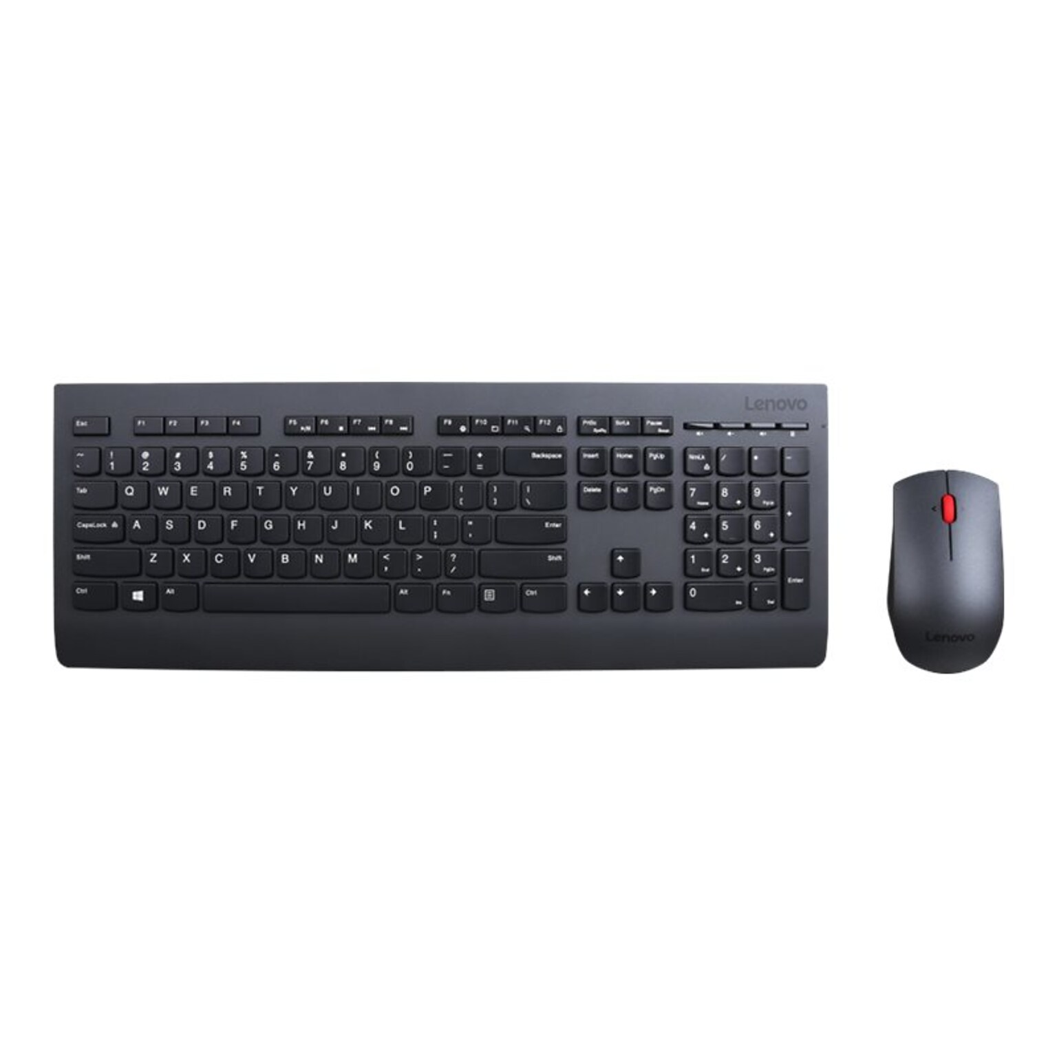 Lenovo Professional Combo Ergonomic Keyboard and Mouse, Black (4X30H56796)