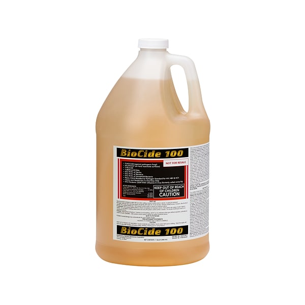 One Shot Coatings by Bare Ground BioCide 100 Disinfectant Liquid, 128 Oz.