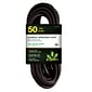GoGreen Power 50' Indoor/Outdoor Extension Cord, 16 AWG, Black (GG-13750BK)