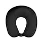 GoGreen Power Travergo Memory Foam Spandex Neck Pillow, Black (TR1080BK)