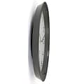 ALBA Silent Wall Clock with Quartz Mechanism, Black, 15 (HORISSIMON)