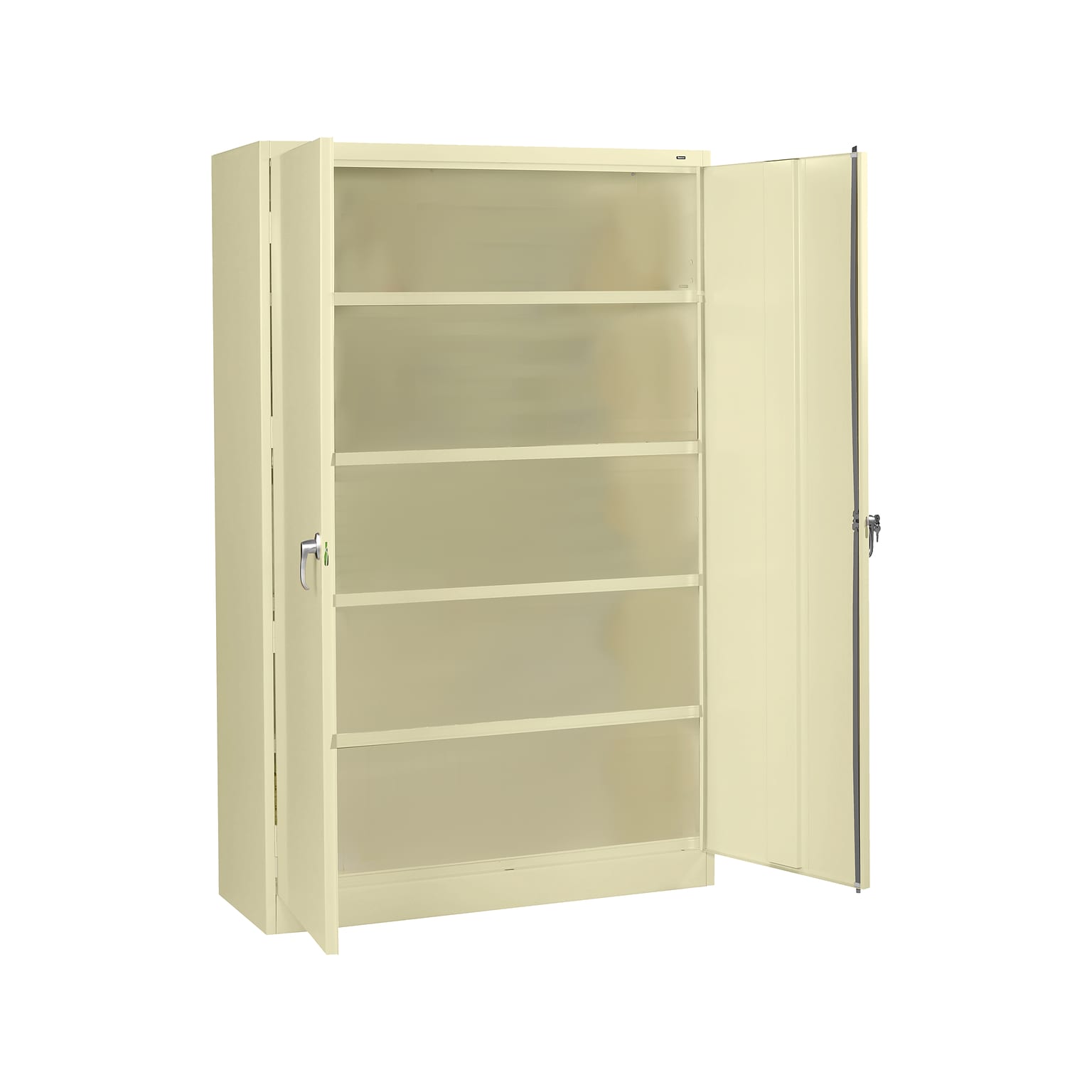 Tennsco Jumbo 78 Steel Storage Cabinet with Four Shelves, Champagne/Putty (J2478SU-CPY)