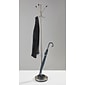 Adesso® Metal Coat Tree and Umbrella Stand, Brushed Steel (WK2058-22)