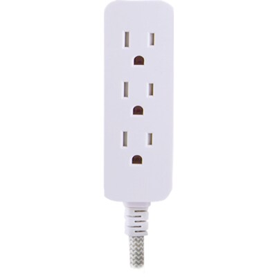 Cordinate 37914 3-Outlet Grounded Surge Protector, 10 ft