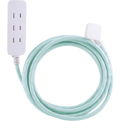 Cordinate 37912 3-Outlet Grounded Surge Protector, 10 ft