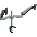 Mount-It! Dual Monitor Mount, Up To 27 Monitors, Silver (MI-7C024)