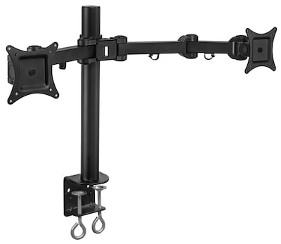 Mount-It! Dual Monitor Mount, Up To 27 Monitors, Black (MI-752)