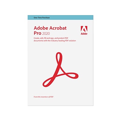 Adobe Acrobat Pro 2020 for 1 User, Mac OS X, Download (65312127)