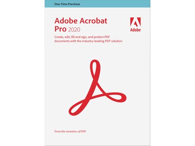 Adobe Acrobat Pro 2020 for 1 User, Windows, Download (65312126)