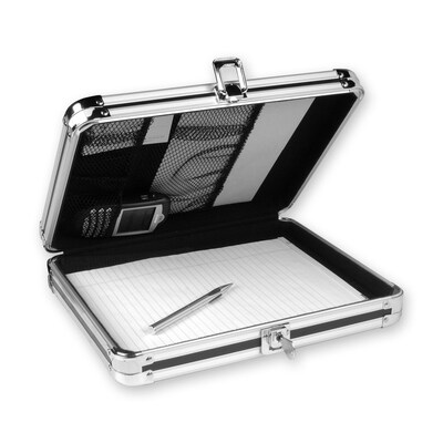 Vaultz Plastic Storage Clipboard, Letter Size, Black (VZ00151-WM)