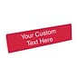 Custom Plastic Engraved Table Tent Sign, 2 x 8