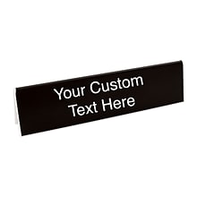 Custom Plastic Engraved Table Tent Sign, Stop-Did You Wash, 2 x 8