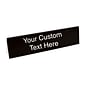 Custom Plastic Engraved Table Tent Sign, "Stop-Did You Wash", 2" x 8"