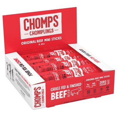 Chomps Chomplings Original Beef Meat Stick, 24/Box (ZHO00480)