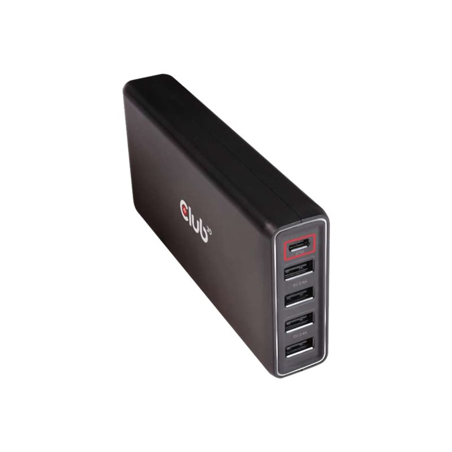 Club 3D USB Charging Kit/Bundle for Most Smartphones, Black (CAC-1903)