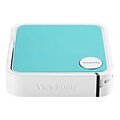 ViewSonic Portable M1 Mini Plus Pico (Handheld) DLP Projector, Black/Blue/White