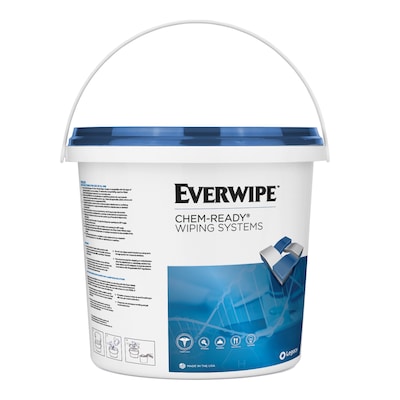 Everwipe Chem-Ready Mobile Bucket , Preprinted, 5/Carton (CR-BKT-5-PR)