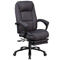 Flash Furniture High Back Fabric Executive Reclining Swivel Office Chair with Comfort Coil Seat Springs (BT90288HGY)