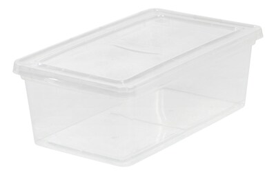 Photo 1 of IRIS® 6 Quart Clear Storage Box, 6 Pack