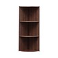 IRIS® 3-Tier Corner Curved Shelf Organizer, Brown