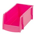 IRIS® Medium Storage Bin, Pink, 8 Pack