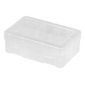 IRIS® Mini Divided Case, Clear, 5 Pack