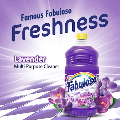 Fabuloso All Purpose Cleaner, Lavender, 169 Fl. oz., 3/Carton (153122)